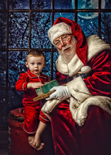 Load image into Gallery viewer, Santas Christmas Grotto Experience shoots £279 (£50 deposit to book)4th, 6th and 7th  December onlyplease add childrens names and ages to notes in cart
